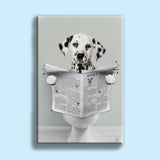 Bathroom Paw - Custom Pet Portrait