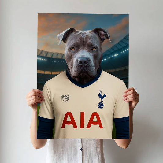 Custom Tottenham Hotspur Pet Portrait