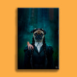 Wednesday Frankenstein Pet Portrait – Halloween Custom Pet Portrait