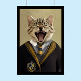 HarryPotter HuffalPuff- Custom Pet Portrait