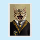 HarryPotter HuffalPuff- Custom Pet Portrait