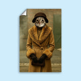 Ada Shelby Peaky Blinders Pet Portrait – Custom Pet Artwork - peaky blinder - 1 Pet - Furr and Family