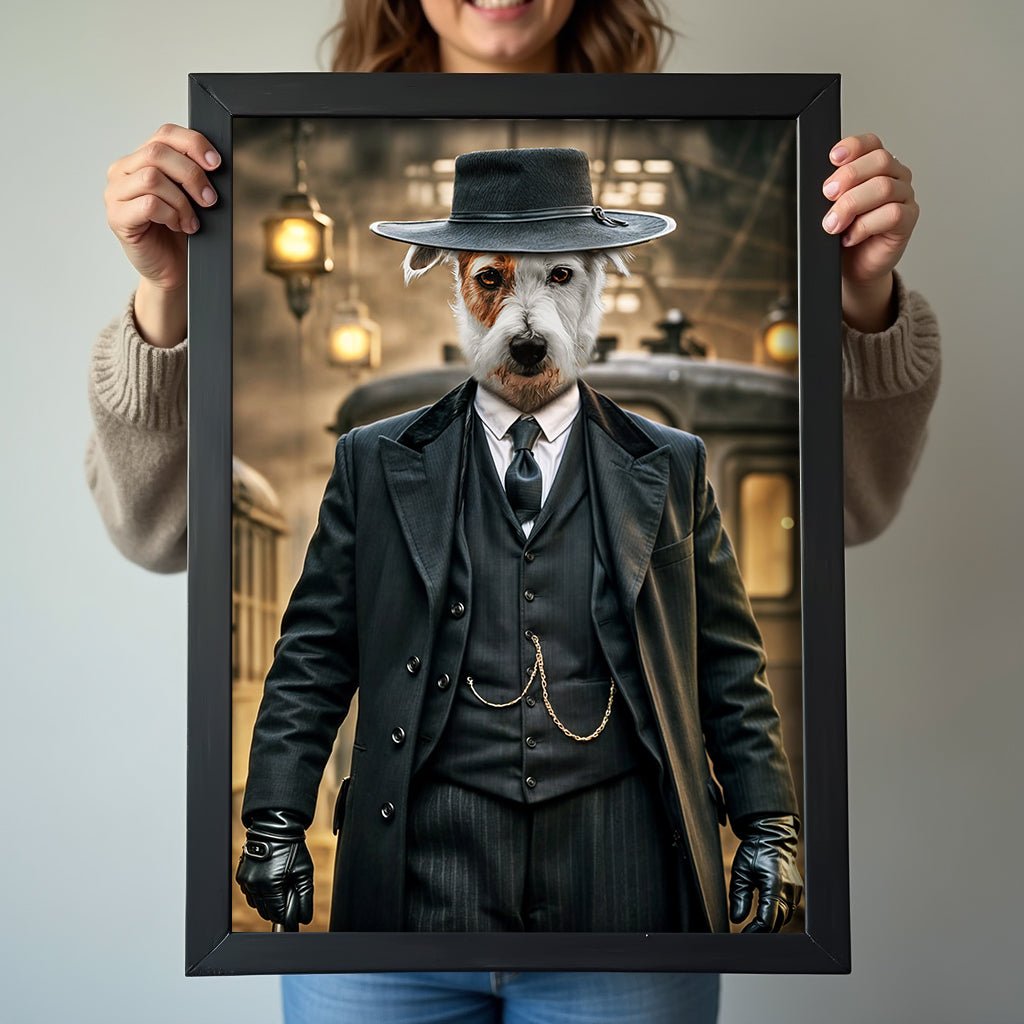 Alfie Solomons (Tom Hardy) Peaky Blinders Pet Portrait - peaky blinder - 1 Pet - Furr and Family