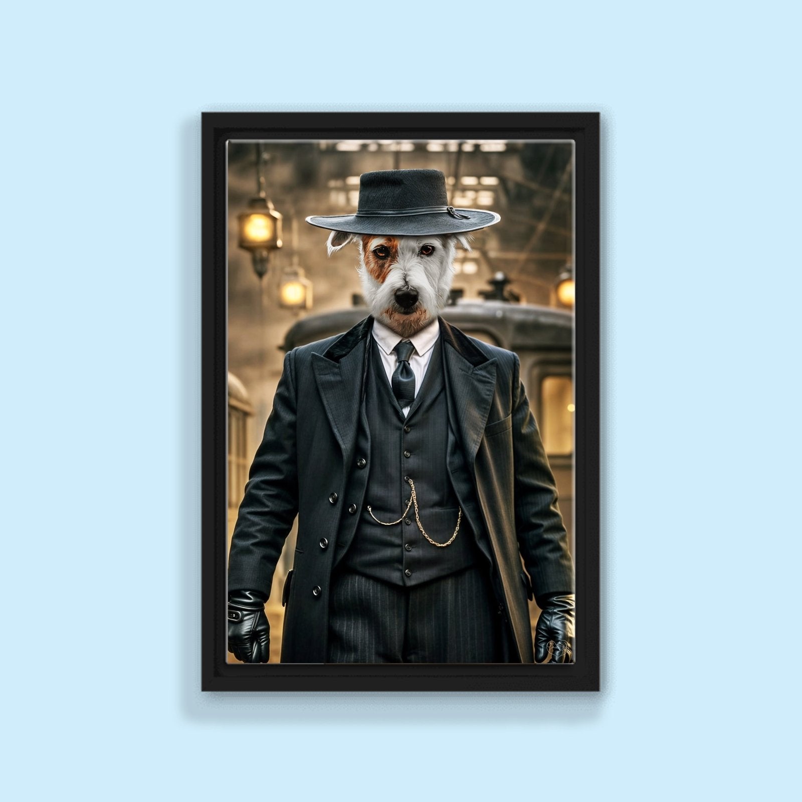 Alfie Solomons (Tom Hardy) Peaky Blinders Pet Portrait - peaky blinder - 1 Pet - Furr and Family
