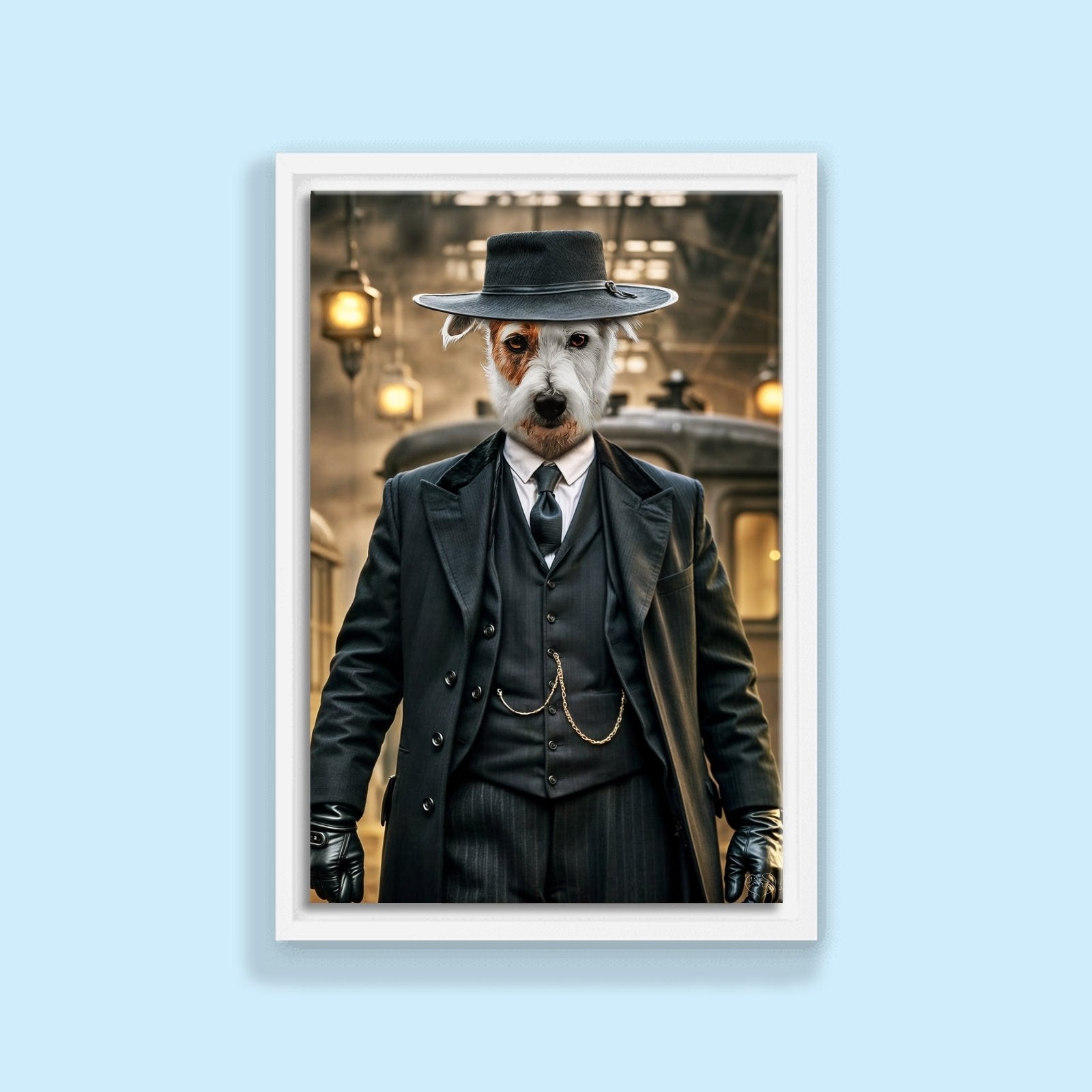 Alfie Solomons (Tom Hardy) Peaky Blinders Pet Portrait - peaky blinder - 1 Pet - Furr and Family