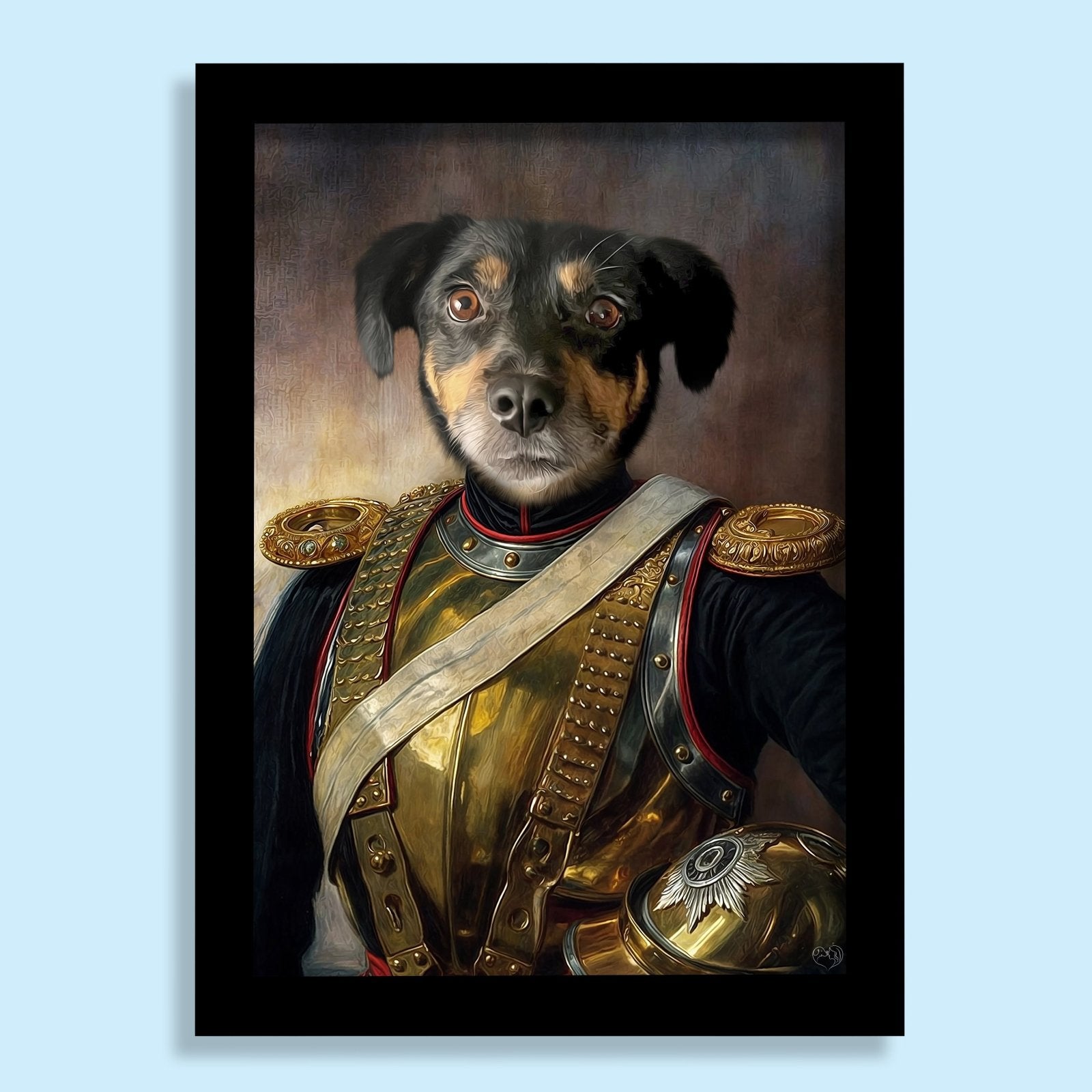 Aristocrat Elegance - Custom Pet Portrait - 1 Pet - Furr and Family
