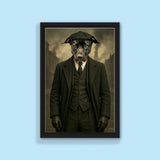 Arthur Shelby – Peaky Blinders Custom Pet Portrait - peaky blinder - 1 Pet - Furr and Family