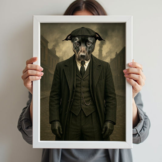 Arthur Shelby – Peaky Blinders Custom Pet Portrait - peaky blinder - 1 Pet - Furr and Family