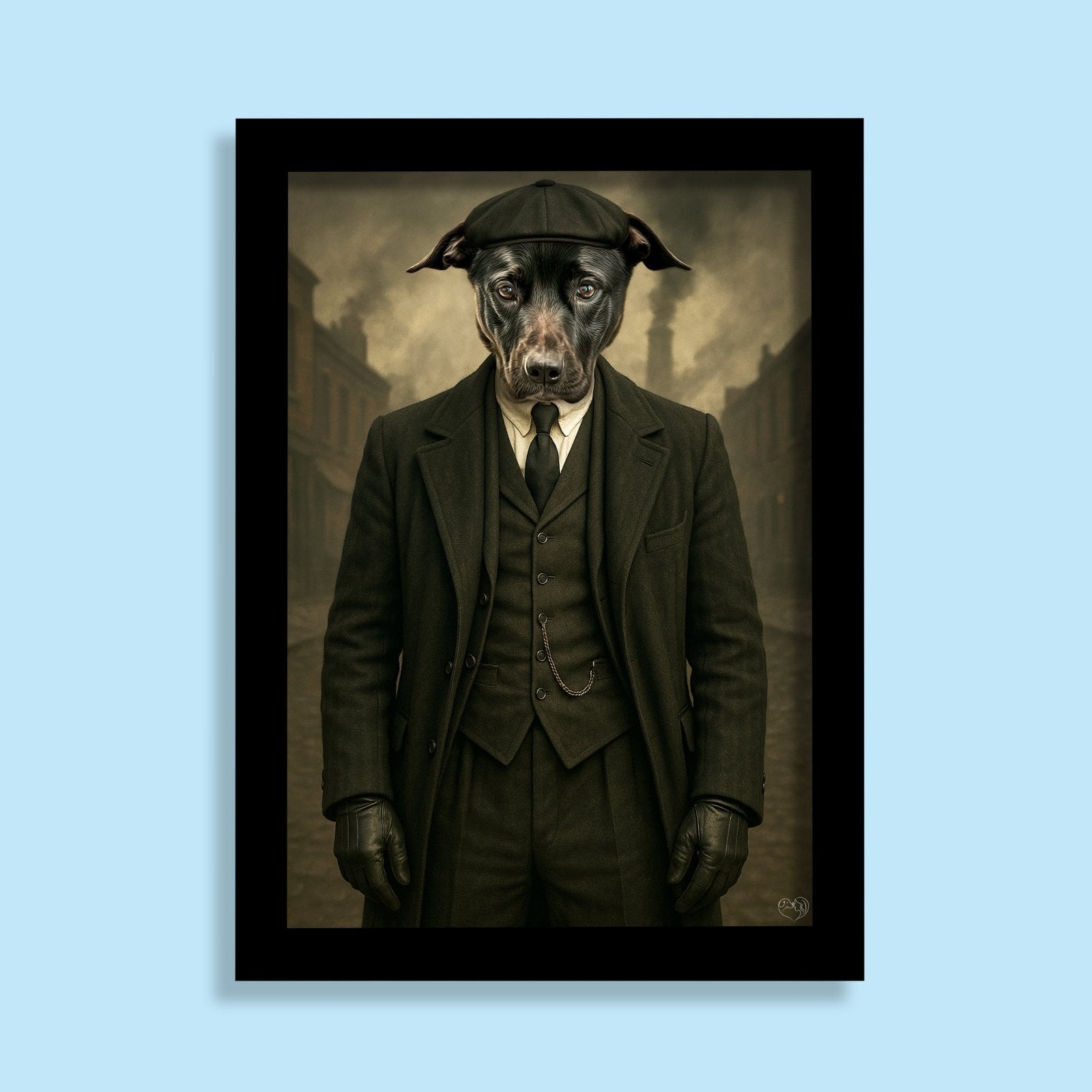 Arthur Shelby – Peaky Blinders Custom Pet Portrait - peaky blinder - 1 Pet - Furr and Family