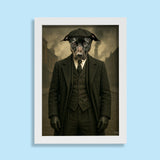 Arthur Shelby – Peaky Blinders Custom Pet Portrait - peaky blinder - 1 Pet - Furr and Family