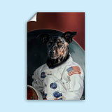 Astronaut Pet Portrait – Custom Pet Portrait - 1 Pet - Furr and Family