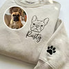 Custom Outline Embroidered Pet Sweatshirt from Photo