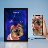 Celestial Pet Portrait LED Night Light - Night Light Pet Portrait - 1 Pet - Furr and Family