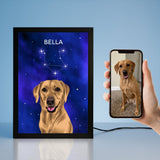 Celestial Pet Portrait LED Night Light - Night Light Pet Portrait - 1 Pet - Furr and Family