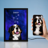 Celestial Pet Portrait LED Night Light - Night Light Pet Portrait - 1 Pet - Furr and Family