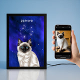 Celestial Pet Portrait LED Night Light - Night Light Pet Portrait - 1 Pet - Furr and Family