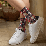 Christmas Snow Socks | Pet Lover Gift | Fun & Comfortable Socks - Socks - Birthday Gift Socks - Furr and Family