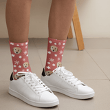 Christmas Snow Socks | Pet Lover Gift | Fun & Comfortable Socks - Socks - Birthday Gift Socks - Furr and Family