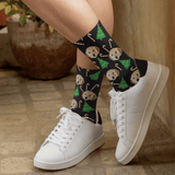 Christmas Tree & Candy Socks | Pet Lover Gift | Fun & Comfortable Socks - Socks - Birthday Gift Socks - Furr and Family