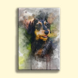 Classic Watercolor Pet Art - Custom Pet Portrait