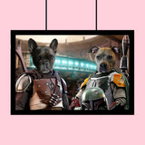 Mando and Grogu - Custom Pet Portrait