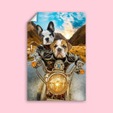 Biker Bros - Custom Pet Portrait