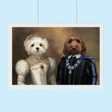 Royal Elegance – Custom Multi-Pet Portrait