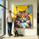 Custom Pet Portrait - POP Art into a Bold, Expressive Work of Art