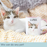 Custom Pet Color Mug - Pet Photo + Name - 1 Pet - Furr and Family