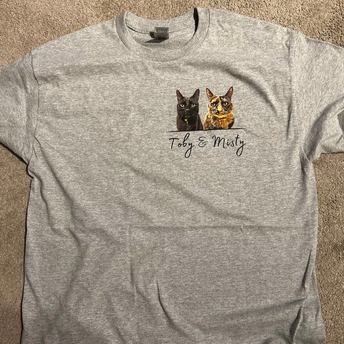 Custom Pet Lover Personalized Dog Shirt, Hoddies and Sweat Shirts for Humans - Printing T shirt - 1 Pet - Furr and Family