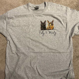 Custom Pet Lover Personalized Dog Shirt, Hoddies and Sweat Shirts for Humans - Printing T shirt - 1 Pet - Furr and Family