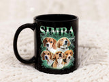 Custom Pet Mug in Vintage Style Coffee Mug - 1 Pet - Furr and Family