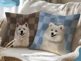 Custom Pet Pillow – Personalized Pet Portrait Cushion with Pet Name