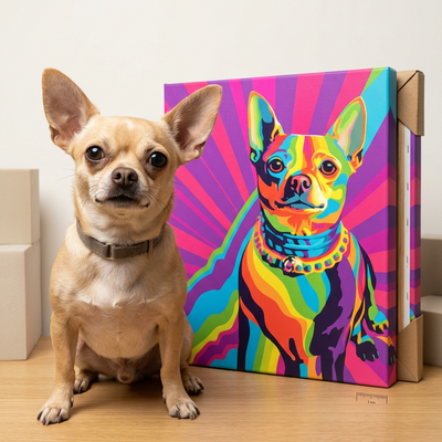 Custom pet portrait example 3
