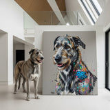 Custom Pet Portrait - Classic Contemporary Style - Classic Contemporary Style - 1 Pet - Furr and Family