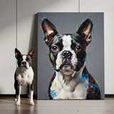 Custom Pet Portrait - Classic Contemporary Style - Classic Contemporary Style - 1 Pet - Furr and Family