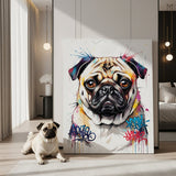 Custom Pet Portrait - Classic Contemporary Style - Classic Contemporary Style - 1 Pet - Furr and Family