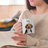Custom Pet Mug – Personalized Dog & Cat Portrait Coffee Cup with Pet Name