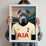 Custom Tottenham Hotspur Pet Portrait - Pet Sports Theme - 1 Pet - Furr and Family