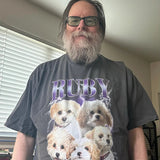 Custom Vintage Style Pet Mom & Dad Tshirts - Sweatshirts & Hoodies - Vintage Print Apparel - 1 Pet - Furr and Family