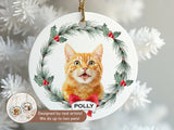 Customized Ornament a - Keepsake Christmas Ornament Gift - 1 Pet - Furr and Family