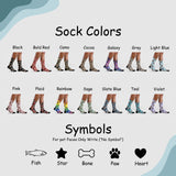 Cute Dog Pattern Crew Socks | Pet Lover Gift | Fun & Comfortable Socks - Socks - Birthday Gift Socks - Furr and Family