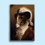 Noble Aristocrat Pet Portrait – Custom Pet Canvas | Furr and Family