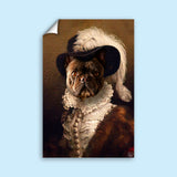 Noble Aristocrat Pet Portrait – Custom Pet Canvas | Furr and Family