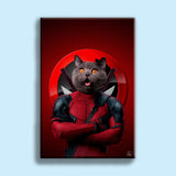 Deadpool - Custom Pet Portrait - 1 Pet - Furr and Family
