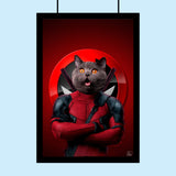 Deadpool - Custom Pet Portrait - 1 Pet - Furr and Family