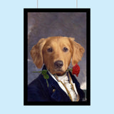 The Flirty Prince Pet - Custom Pet Portrait