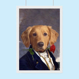 The Flirty Prince Pet - Custom Pet Portrait