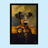 The Army Captain Pet - Custom Pet Portrait