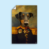 The Army Captain Pet - Custom Pet Portrait